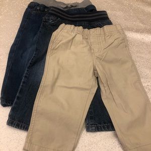 3 pairs of baby boys pants